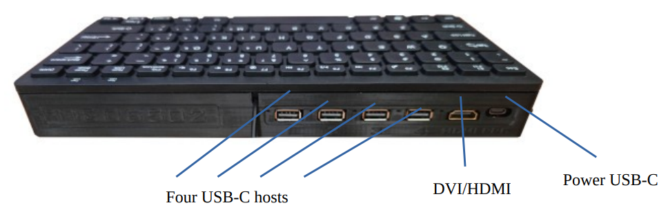Neo6502 gains keyboard form factor with four USB hosts