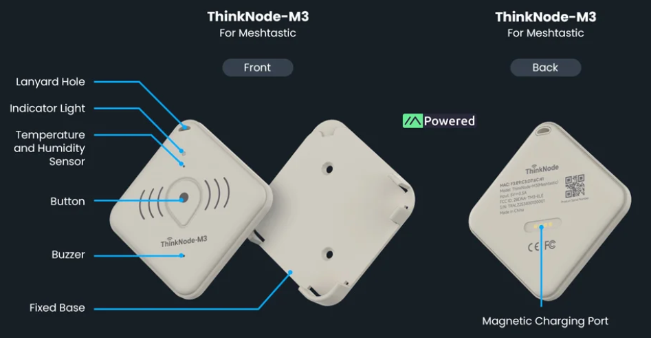ThinkNode M3 Uses LR1110 and nRF52840 for Meshtastic Tracking