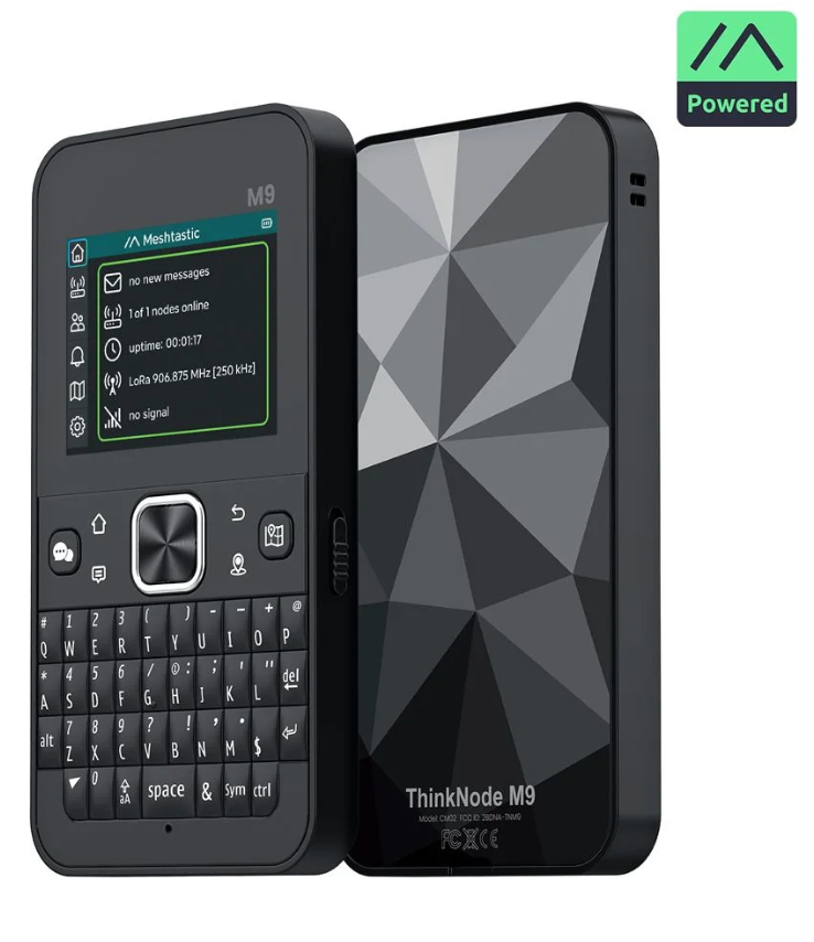 LoRa terminal pairs ESP32-S3 with LR1110 and full keyboard
