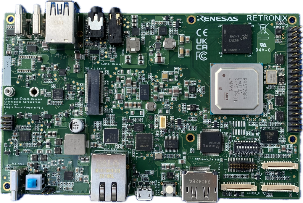 Sparrow Hawk runs Linux on Renesas R-Car V4H SoC